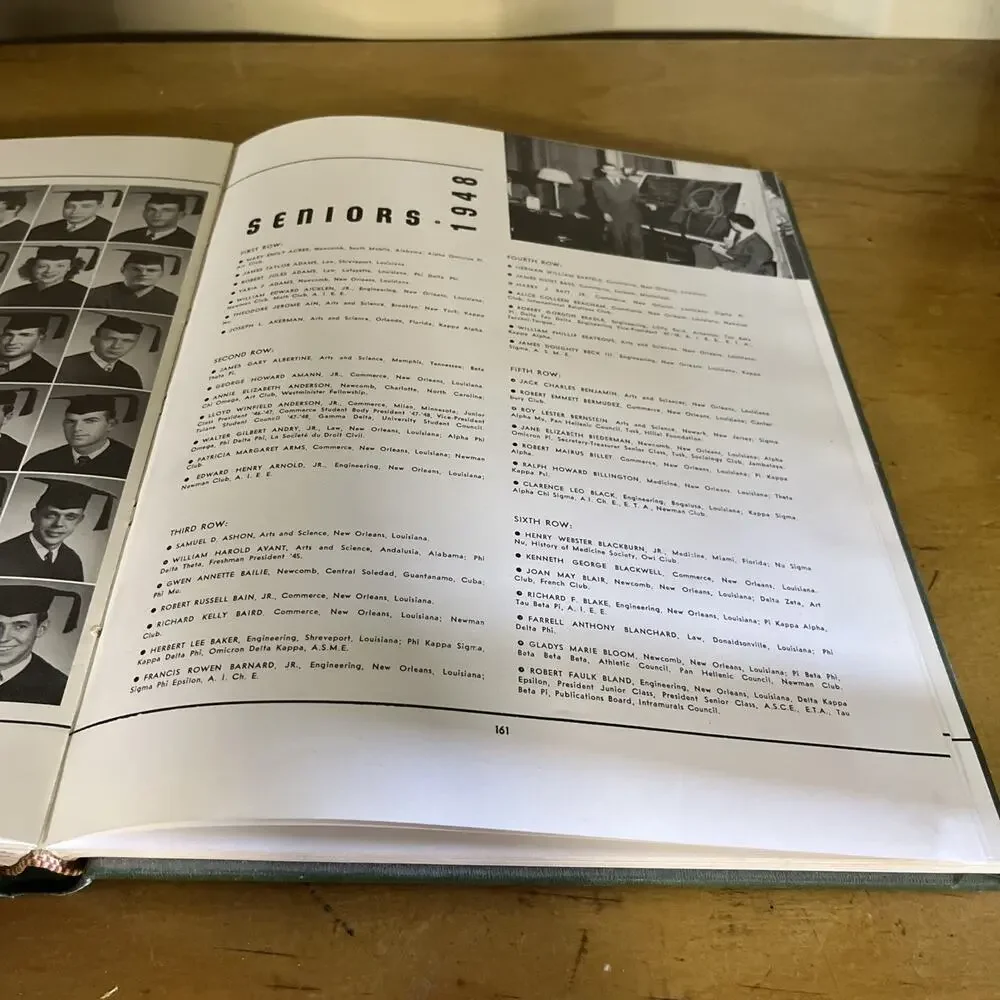 1948 TULANE UNIVERSITY YEARBOOK, THE JAMBALAYA, NEW ORLEANS, LA